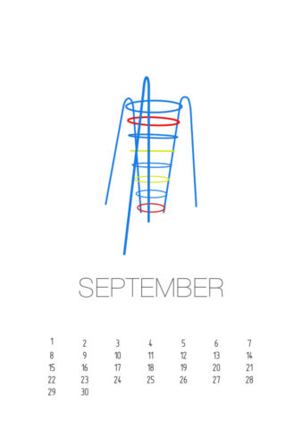 Gerüste der Republik Kalender A5 2024