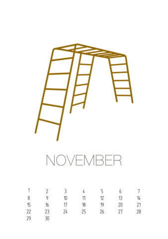 Gerüste der Republik Kalender A5 2024