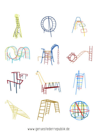 Gerüste der Republik Kalender A5 2024
