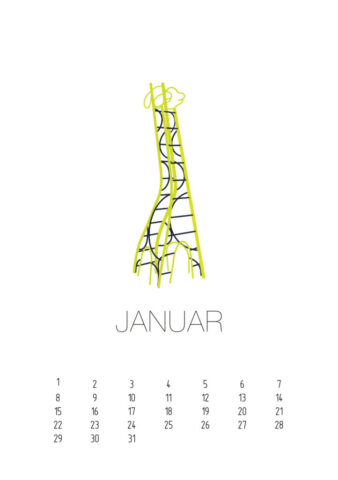 Gerüste der Republik Kalender A5 2024