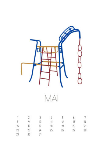 Gerüste der Republik Kalender A5 2024