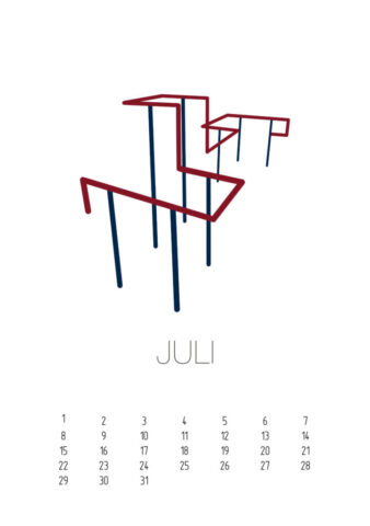 Gerüste der Republik Kalender A5 2024