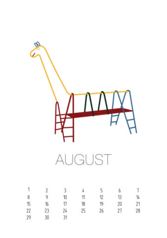 Gerüste der Republik Kalender A5 2024